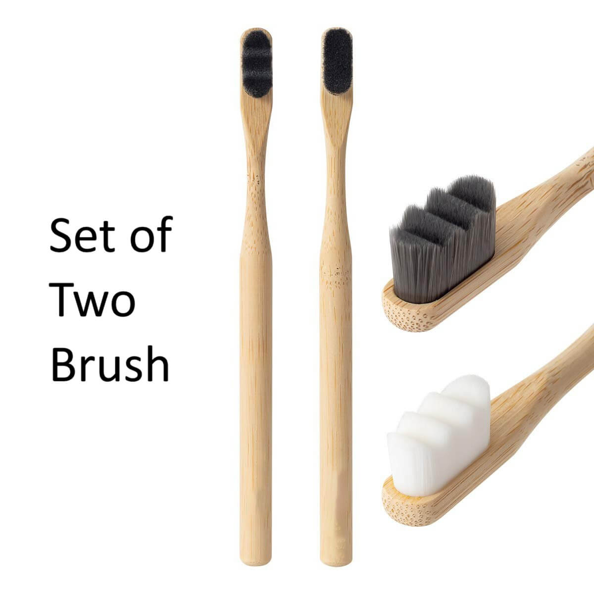 Bamboo Ultra Soft Toothbrush (2 Set)