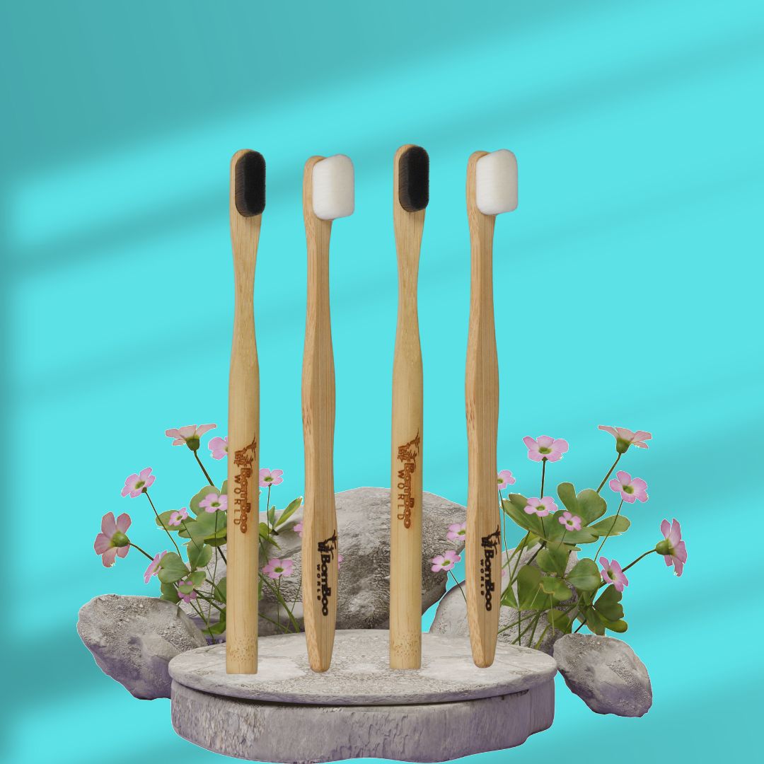 Bamboo Ultra Soft Toothbrush – Family Pack (Set of 4)