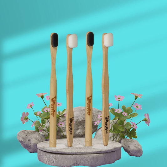 Bamboo Ultra Soft Toothbrush – Family Pack (Set of 4)