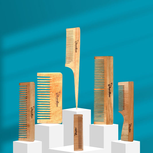 Neem Wood Comb – 6 in 1 Combo Set